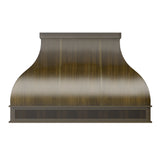 USA Artisan Brass Stove Hood with Bell Shaped URHB-93