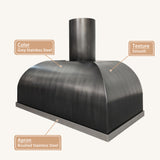 USA Artisan Brushed Grey Stainless Steel Vent Hood URHS-131
