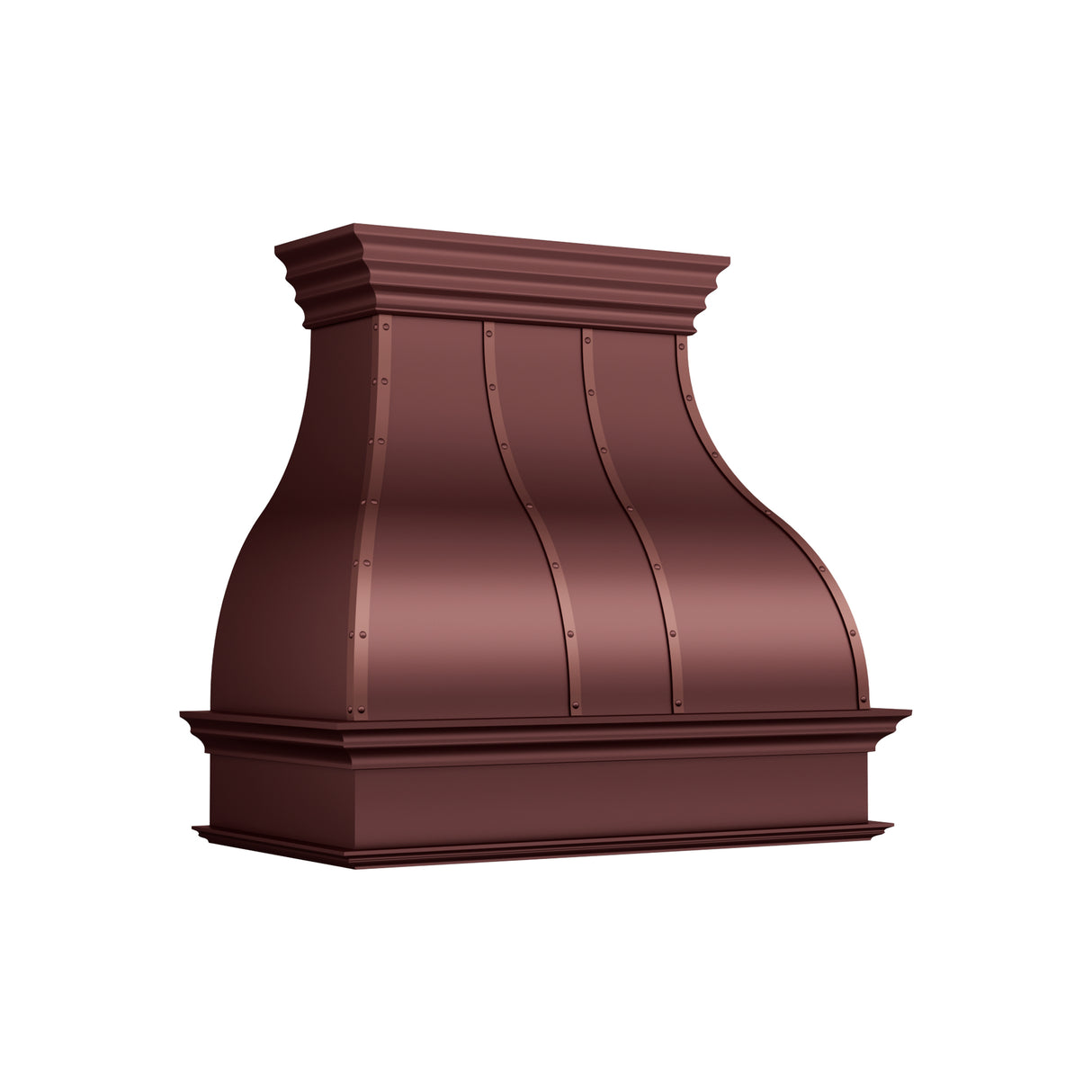 USA Artisan Copper Exhuast Hood Featuring Bell Shaped URHC-88