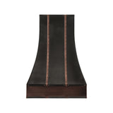 USA Artisan Custom Dark Zinc Exhaust Hood URHZ-32
