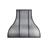 USA Artisan Custom Zinc Vent Hood with Bell Shaped URHZ-30