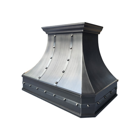 USA Artisan Custom Grey Stainless Steel Range Hood URHS-193