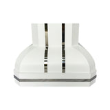 USA Artisan Handmade White Stainless Steel Vent Hood URHS-249