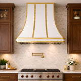 USA Bespoke Custom White Stainless Steel Vent Hood URHS-124