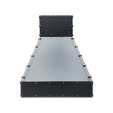 USA Black Island Mount Stianless Steel Vent Hood URHS-207