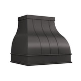 USA Black Minimal Stainless Steel Vent Hood with Custom Bell Shaped URHS-237