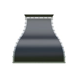 USA Black Stainless Steel Exhaust Hood with Artisan Rivets URHS-202