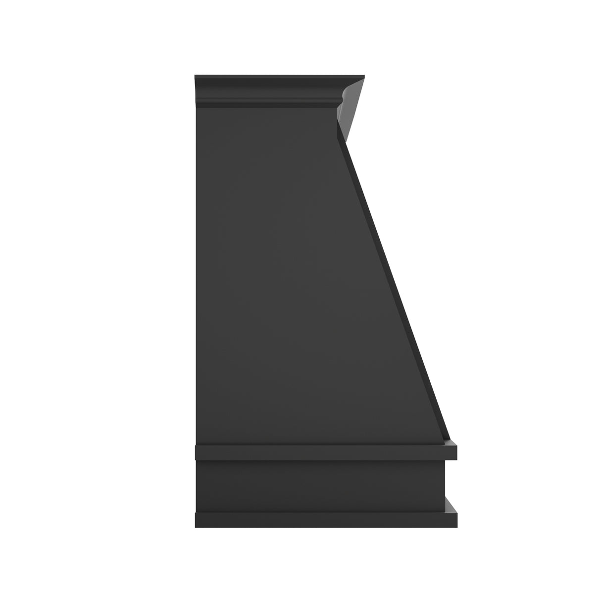 USA Black Stainless Steel Kitchen Hood with Artisan Shaped URHS-159