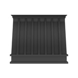 USA Black Stainless Steel Kitchen Hood with Artisan Shaped URHS-159
