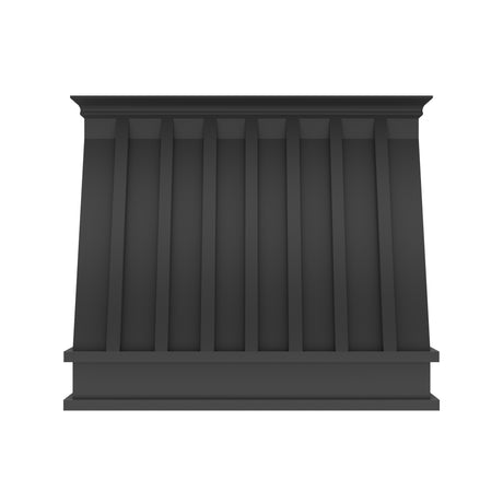 USA Black Stainless Steel Kitchen Hood with Artisan Shaped URHS-159