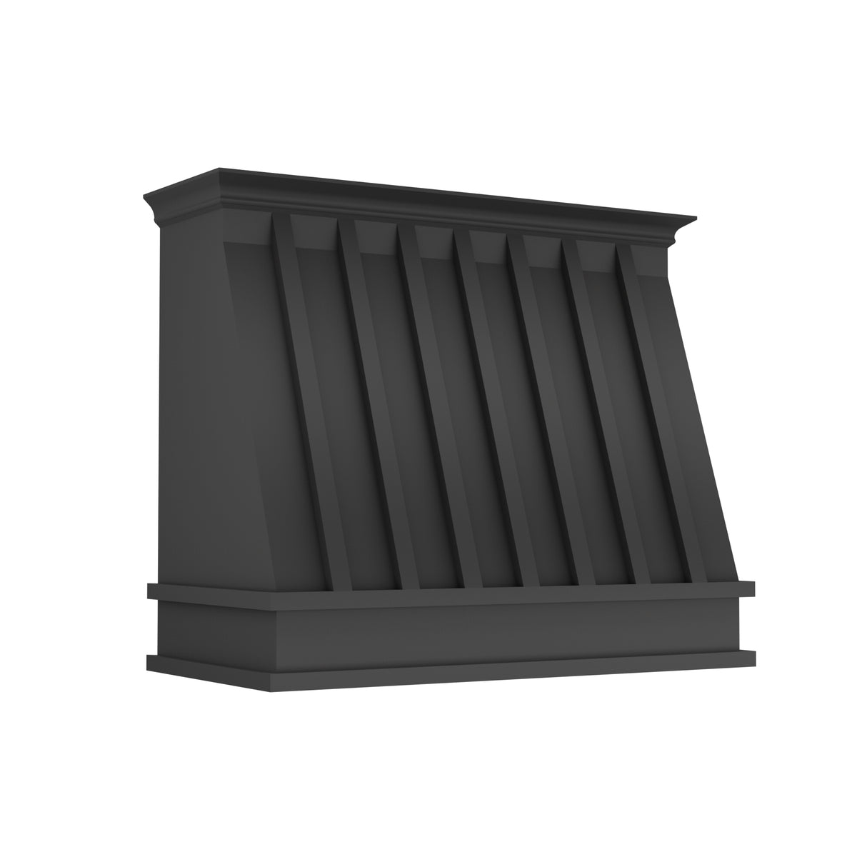 USA Black Stainless Steel Kitchen Hood with Artisan Shaped URHS-159