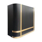 USA Black Stainless Steel Range Hood with Curved Box Shaped URHS-212