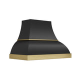 USA Black Stainless Steel Vent Hood with Artisan Bell Shaped URHS-259
