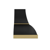 USA Black Stainless Steel Vent Hood with Artisan Bell Shaped URHS-259