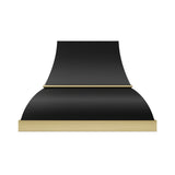 USA Black Stainless Steel Vent Hood with Artisan Bell Shaped URHS-259