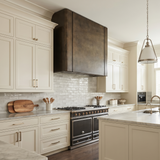 USA Box Custom Brass Range Hood with Non-direction Finish URHB-24