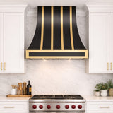 USA Califonia Black Stainless Steel Range Hood URHS-208
