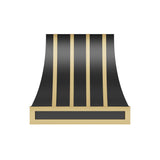 USA Califonia Black Stainless Steel Range Hood URHS-208