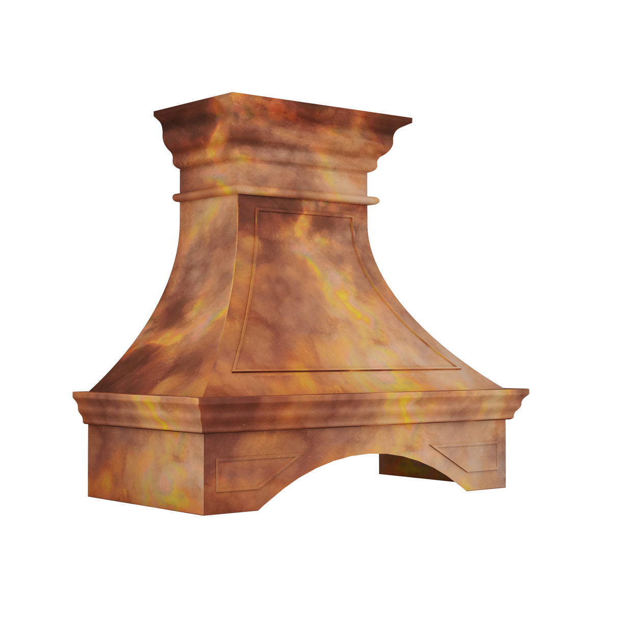 USA California Artisan Fire Copper Stove Hood URHC-105