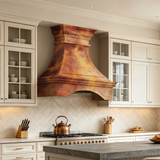 USA California Artisan Fire Copper Stove Hood URHC-105