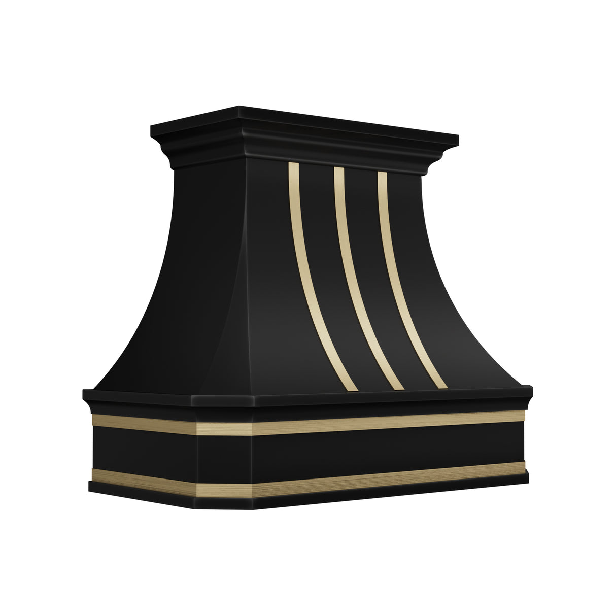 USA California Black Handmade Stainless Steel Vent Hood URHS-238
