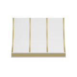 USA California Designer White Stainless Steel Stove Hood URHS-261
