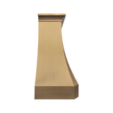 USA California Luxury Brass Range Hood with Decorative Pattern URHB-35