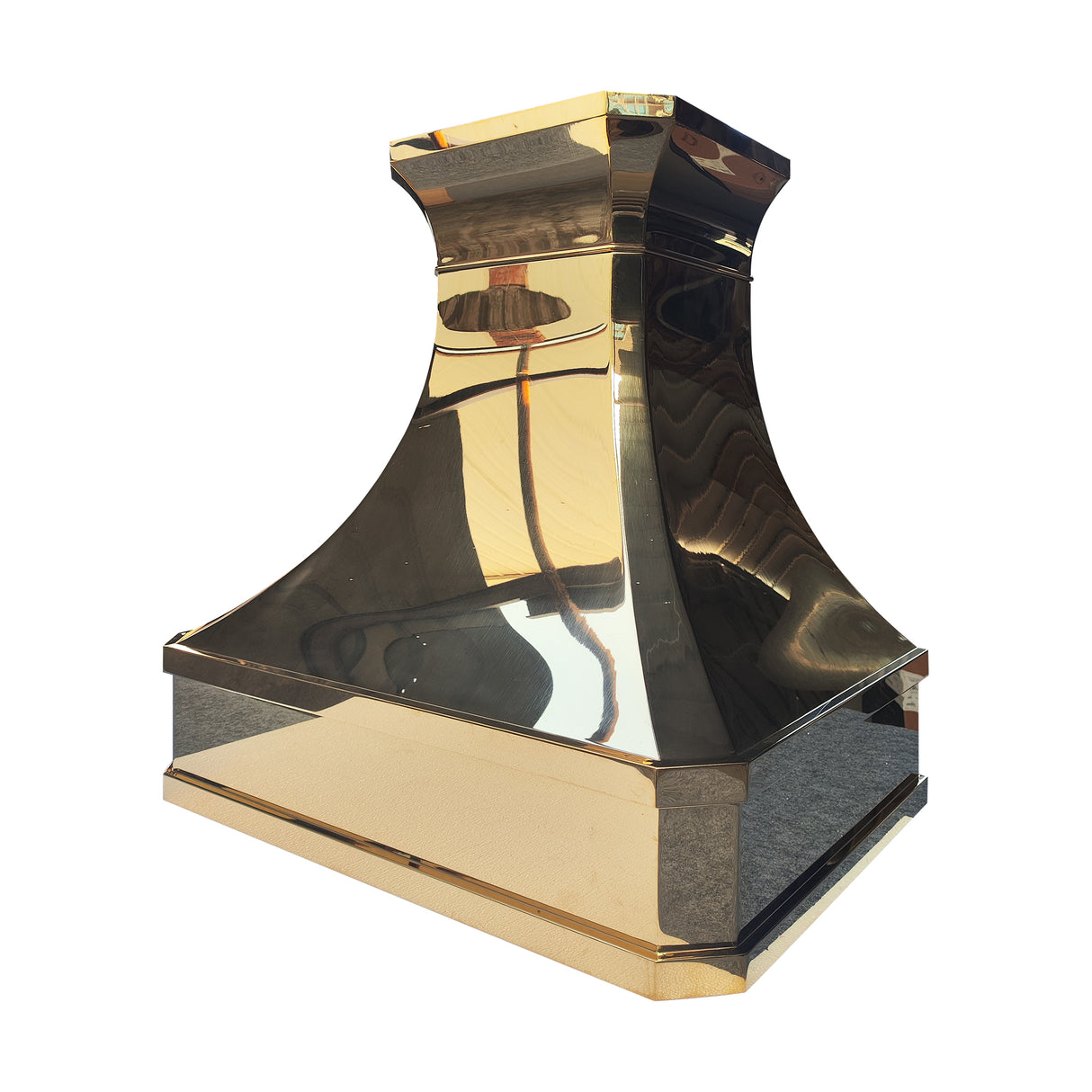 USA California Polished Brass Range Hood URHB-78