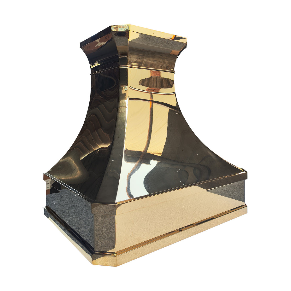 USA California Polished Brass Range Hood URHB-78