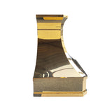 USA California Polished Brass Range Hood URHB-78