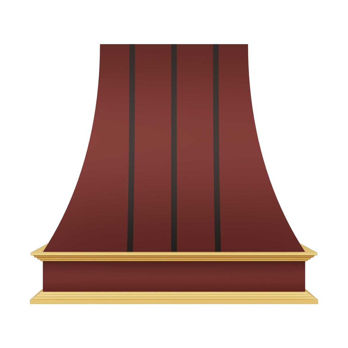 USA California Stainless Steel Kitchen Hood with Metal Straps URHS-122