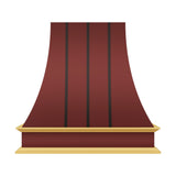 USA California Stainless Steel Kitchen Hood with Metal Straps URHS-122