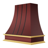 USA California Stainless Steel Kitchen Hood with Metal Straps URHS-122