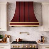 USA California Stainless Steel Kitchen Hood with Metal Straps URHS-122