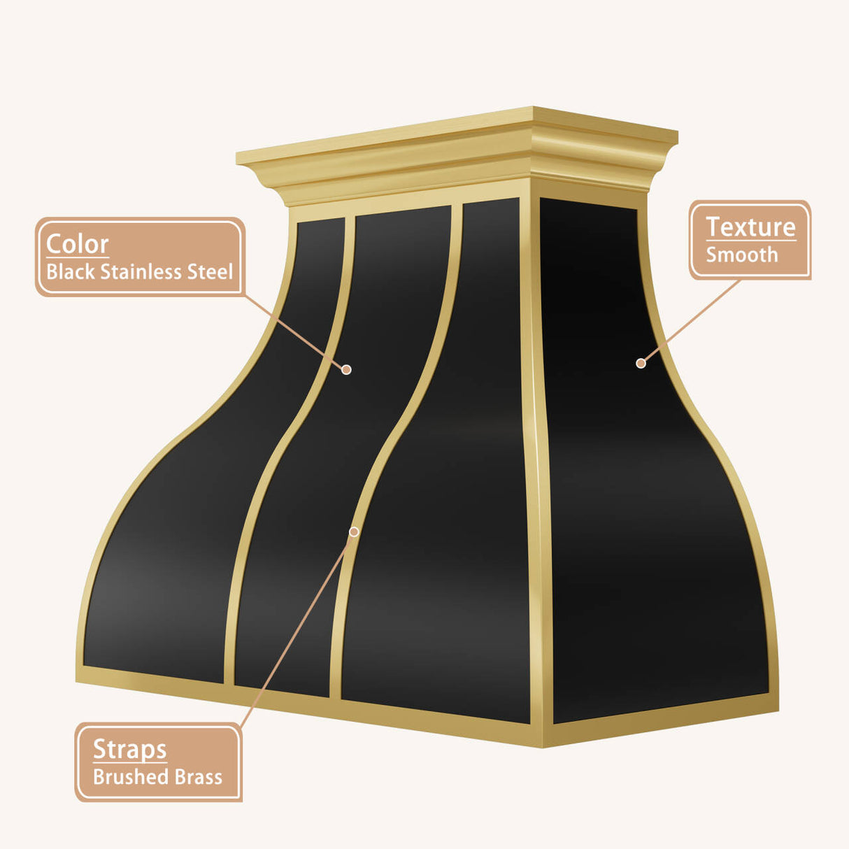 USA Chicago Artisan Stainless Steel Range Hood URHS-127