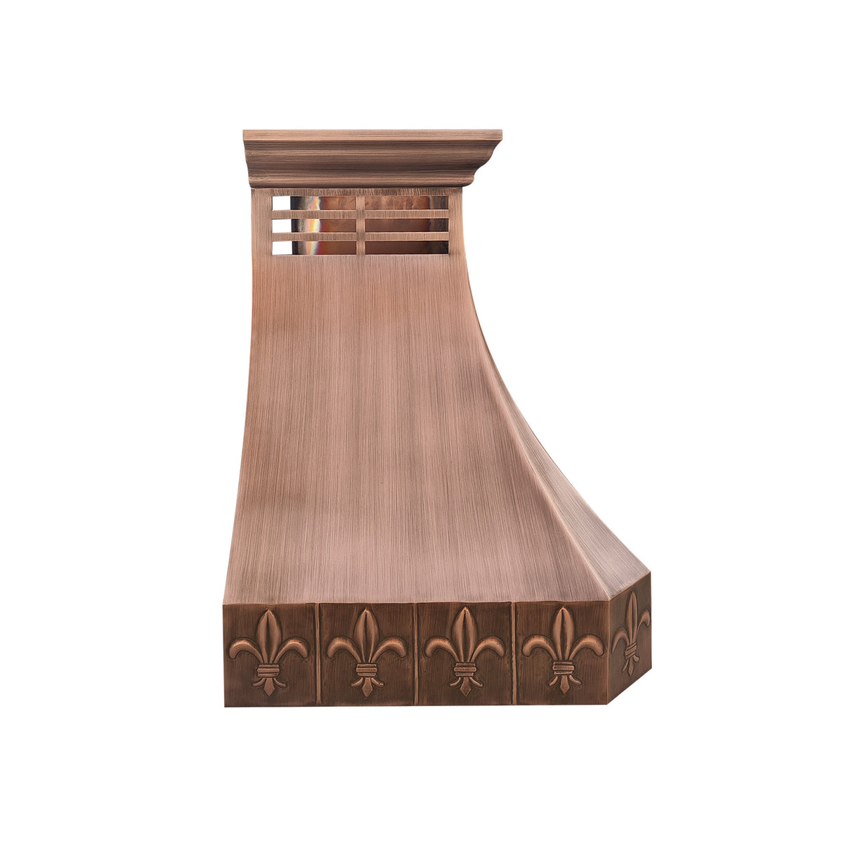 USA Classic Antique Copper Range Hood with Artisan Details URHC-32