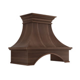 USA Classic Antique Copper Vent Hood with Arch Apron URHC-100