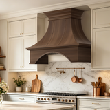 USA Classic Antique Copper Vent Hood with Arch Apron URHC-100