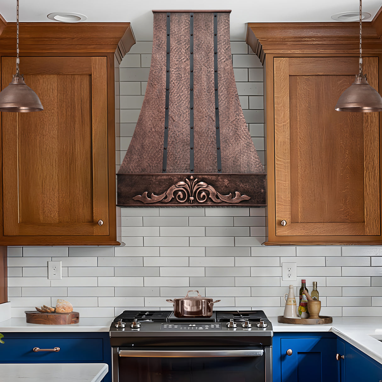 USA Classic Antique Custom Copper Exhaust Hood URHC-87