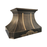 USA Classic Antique Handmade Brass Vent Hood URHB-102