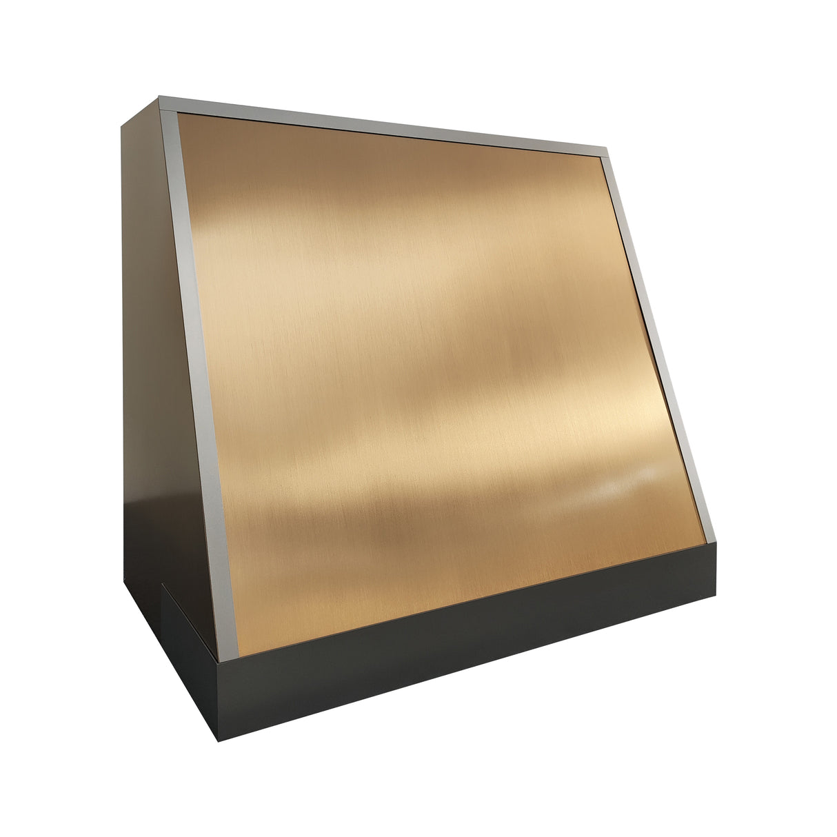 USA Classic Brass Range Hood with Stainless Steel Straps URHB-104
