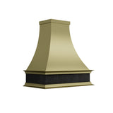 USA Classic Brass Stove Hood with Bronze Copper Apron URHB-112