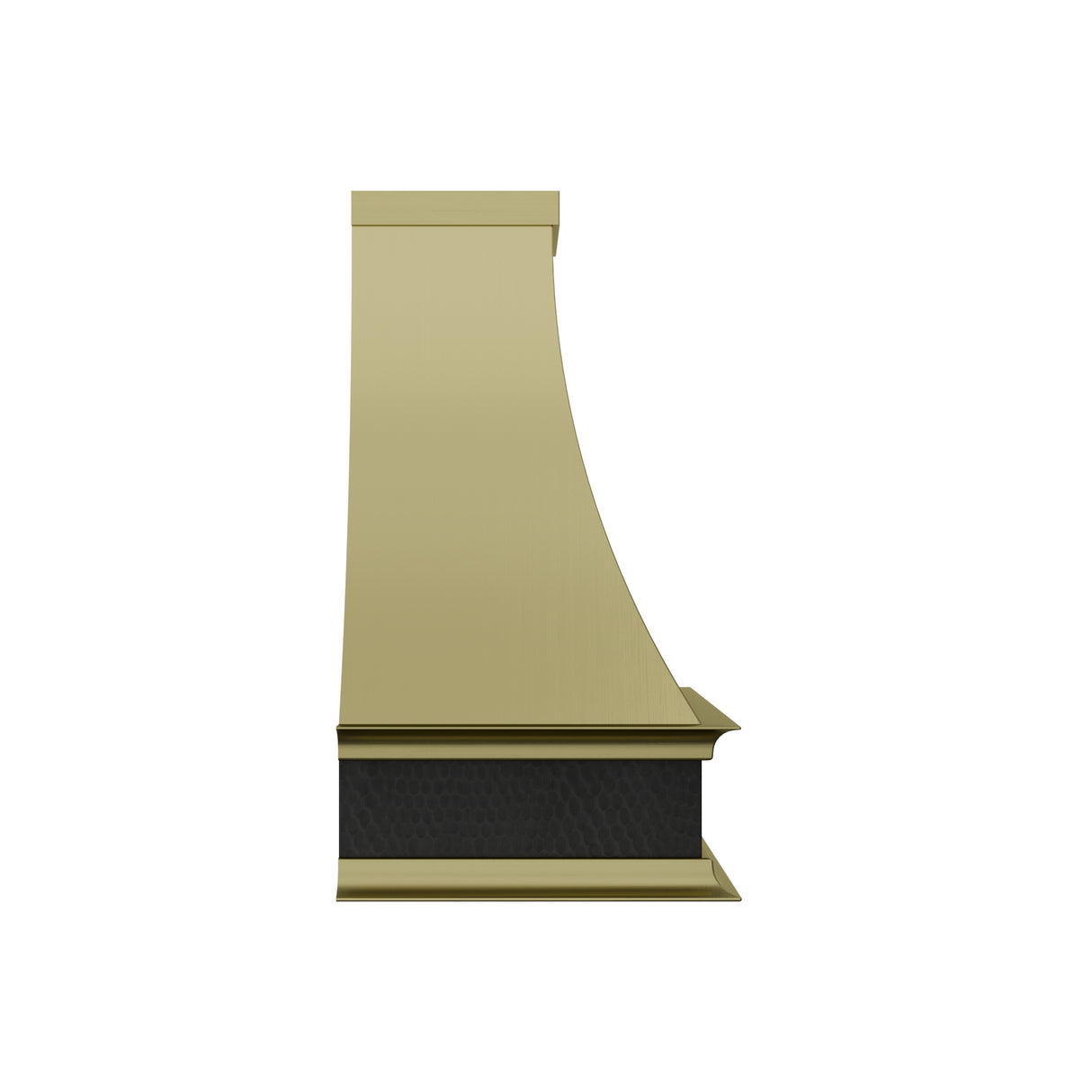 USA Classic Brass Stove Hood with Bronze Copper Apron URHB-112