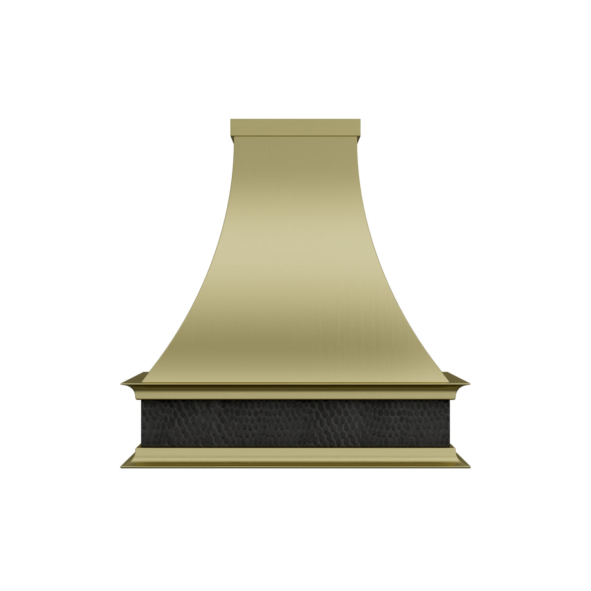 USA Classic Brass Stove Hood with Bronze Copper Apron URHB-112