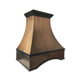 USA Classic Copper Exhaust Hood with Arch Apron URHC-108