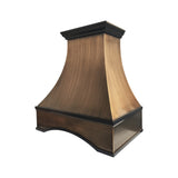 USA Classic Copper Exhaust Hood with Arch Apron URHC-108