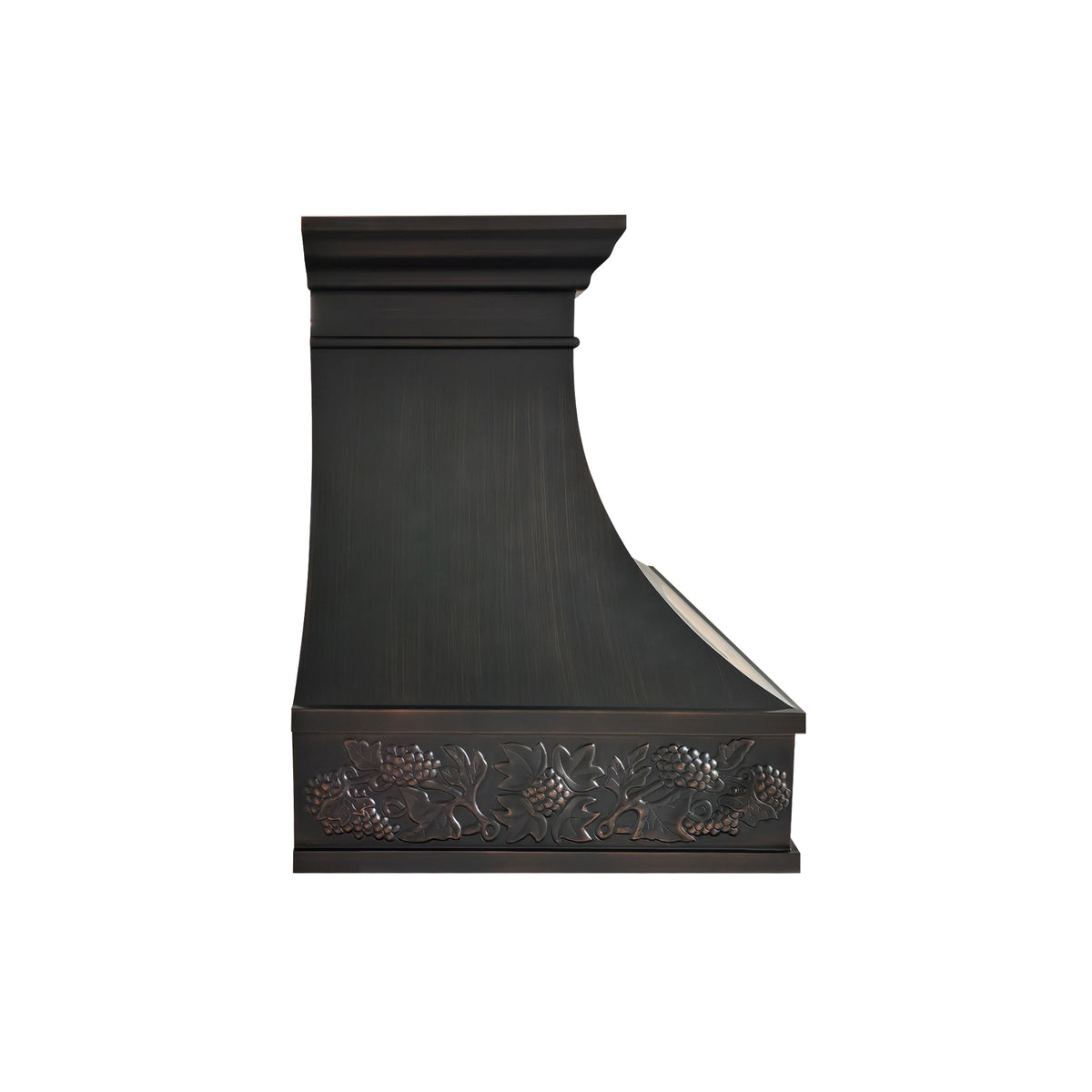 USA Classic Dark Antique Handcrafted Copper Vent Hood URHC-116