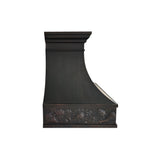 USA Classic Dark Antique Handcrafted Copper Vent Hood URHC-116