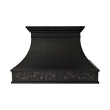USA Classic Dark Antique Handcrafted Copper Vent Hood URHC-116