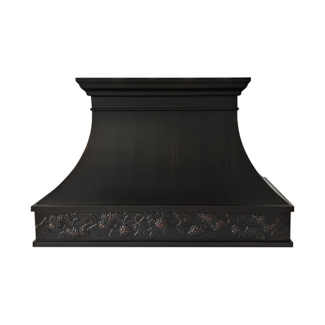 USA Classic Dark Antique Handcrafted Copper Vent Hood URHC-116